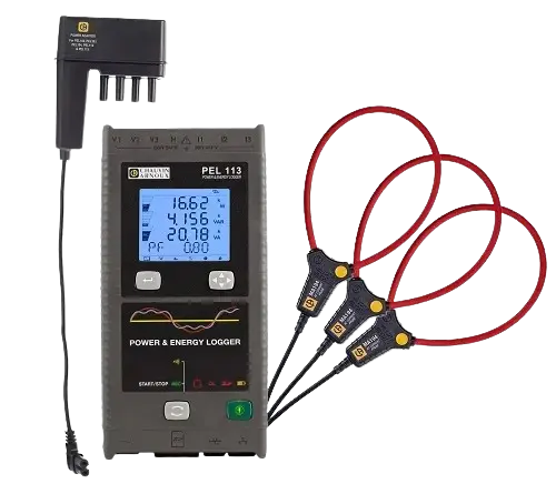 PEL113 Power & Energy Logger – Energianalys för fastigheter PEL113 Power & Energy Logger med strömtänger – mätutrustning för energianalys av fastigheter